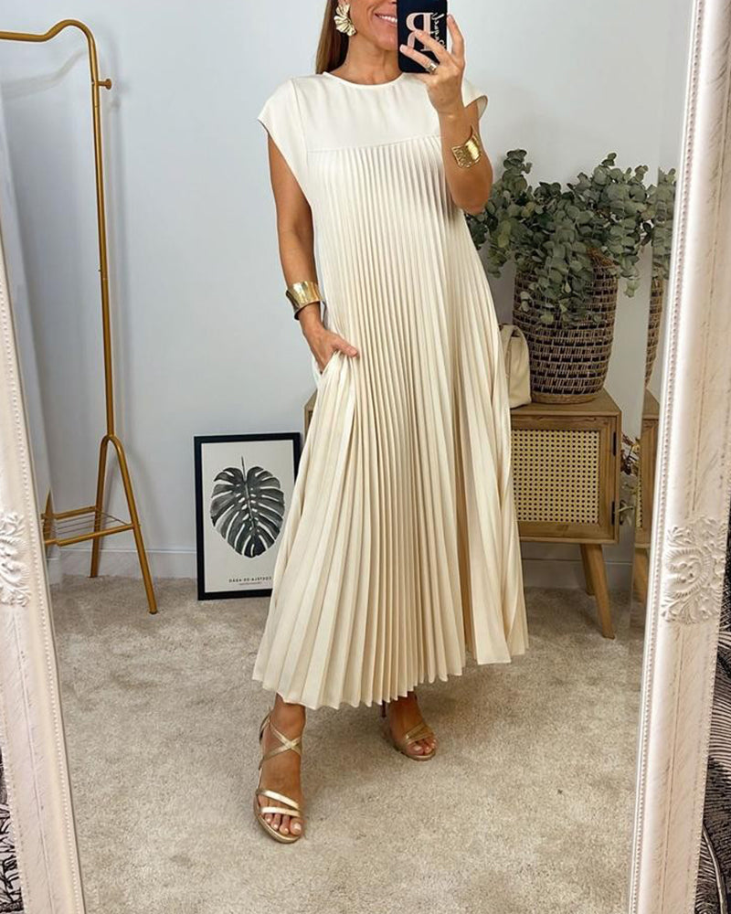 Robe plissée sans manches Amada™