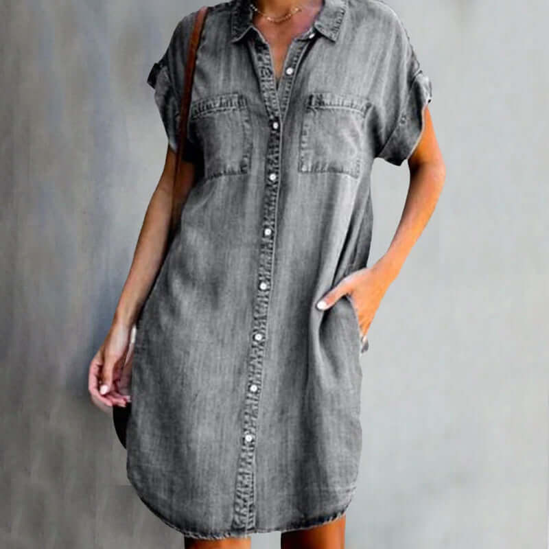 QUINIE - ROBE POLO DÉCONTRACTÉE