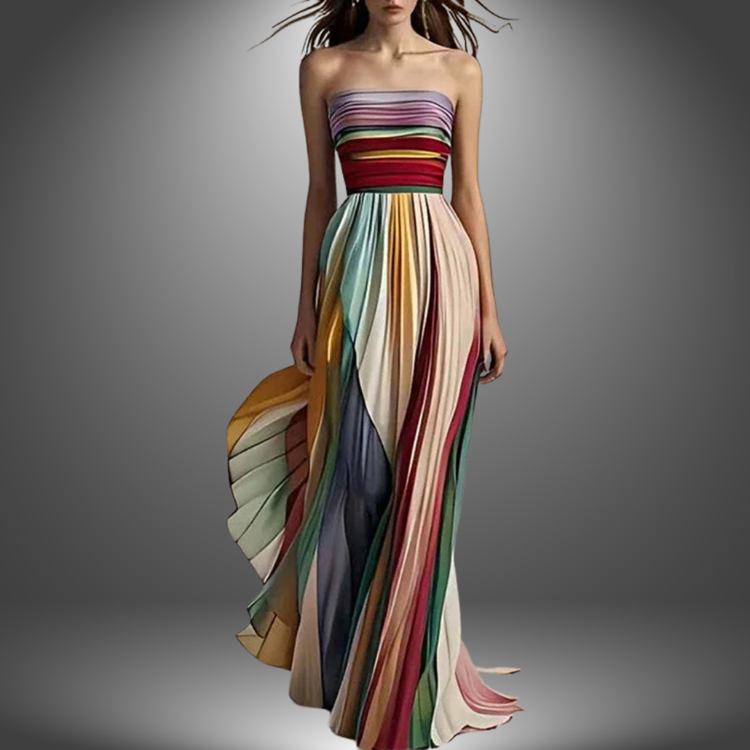 Pauline / Robe longue décontractée premium