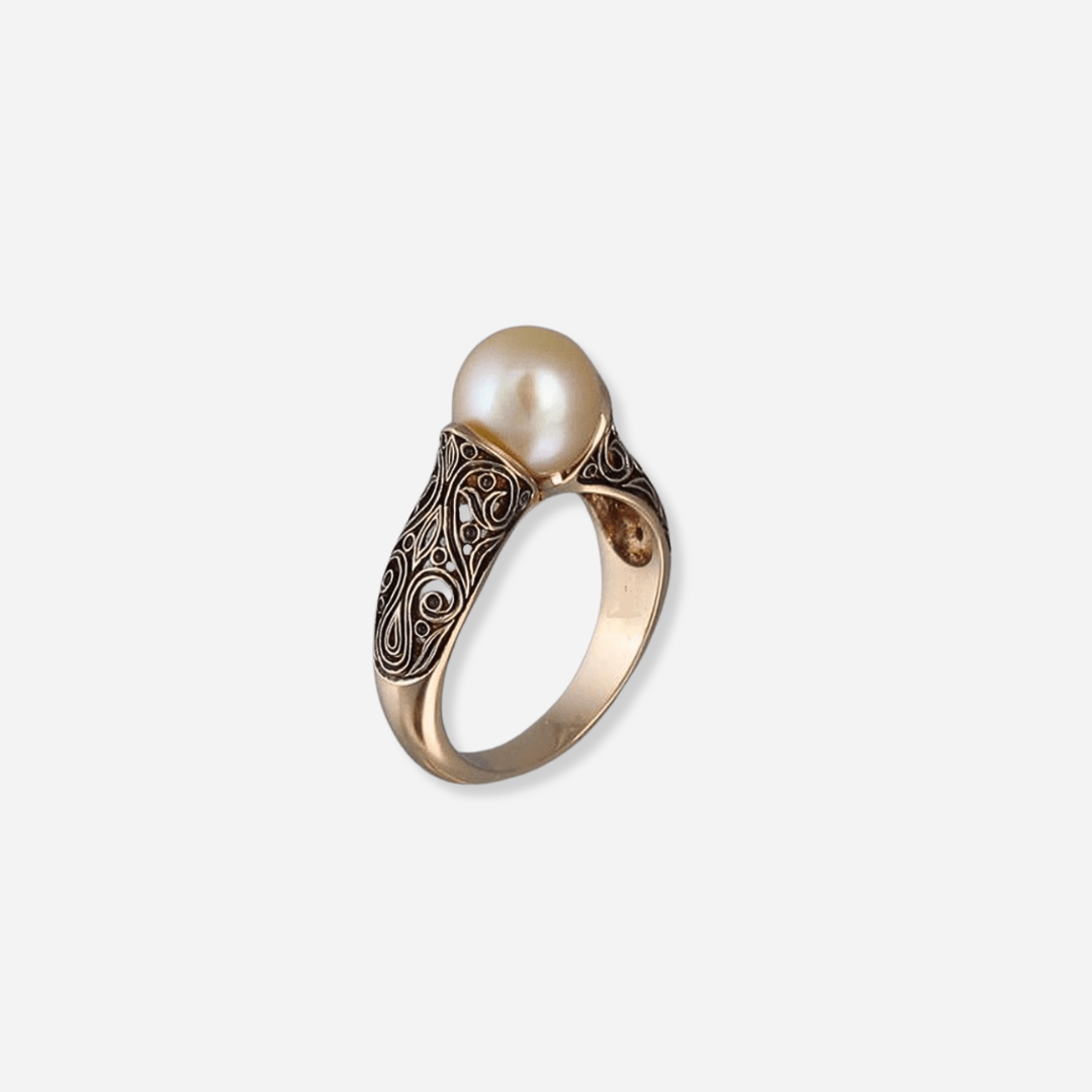 Bague à perles vintage Beverly