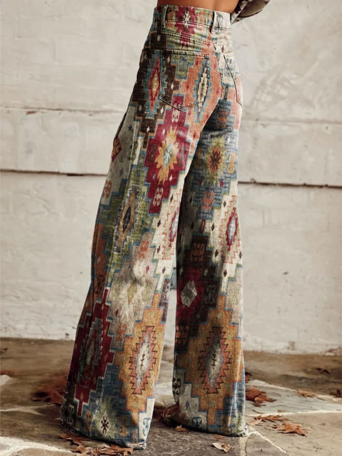 Modèles Boho | Pantalon évasé vintage