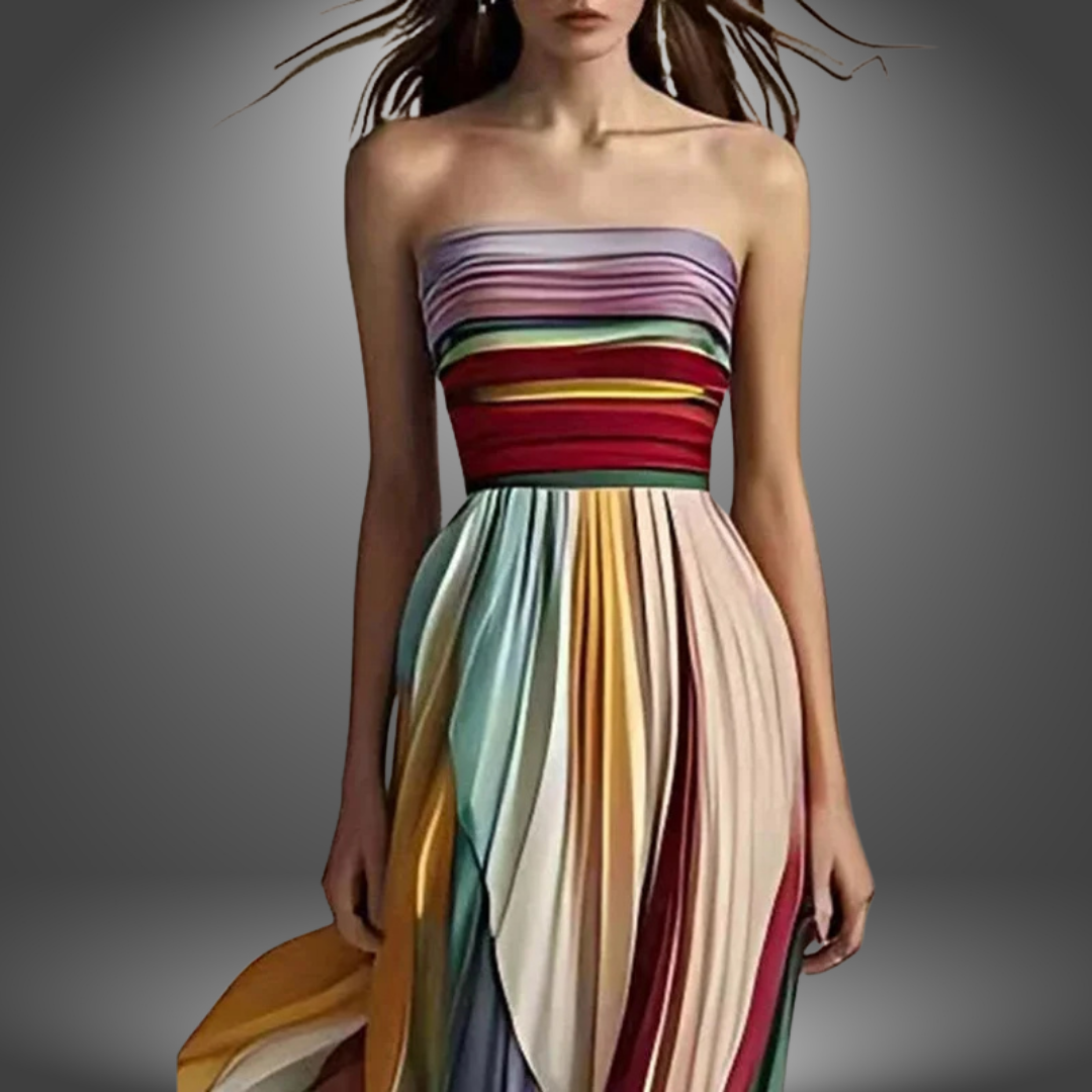 Pauline / Robe longue décontractée premium