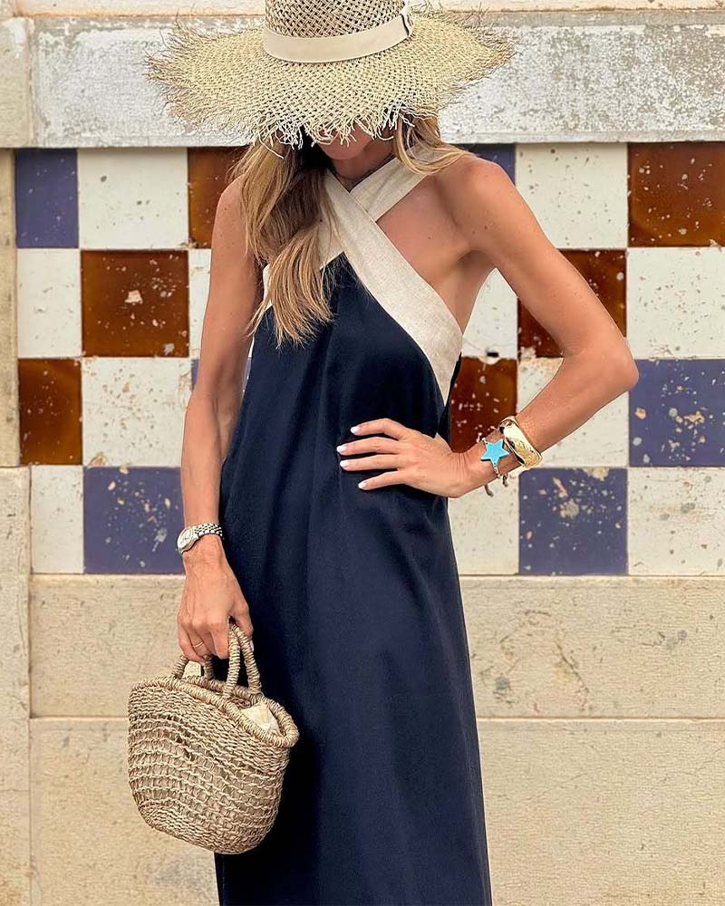 JILLIAN - ROBE LONGUE CROISÉE