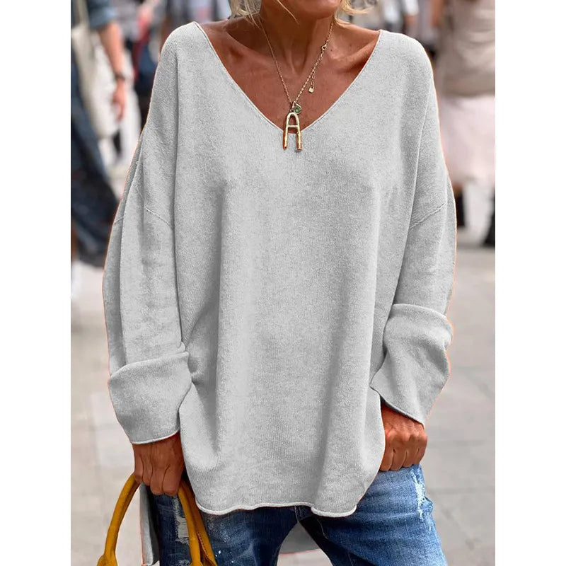 PAULE - BLOUSE AMPLE À COL EN V