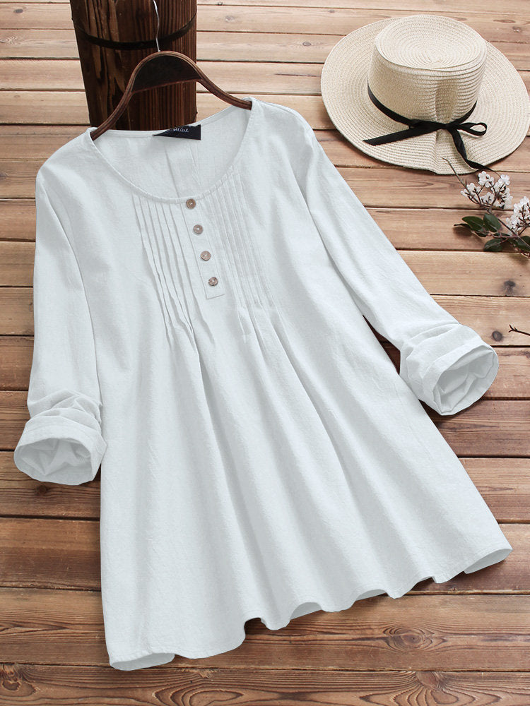 lina™ | Chemise en coton et lin