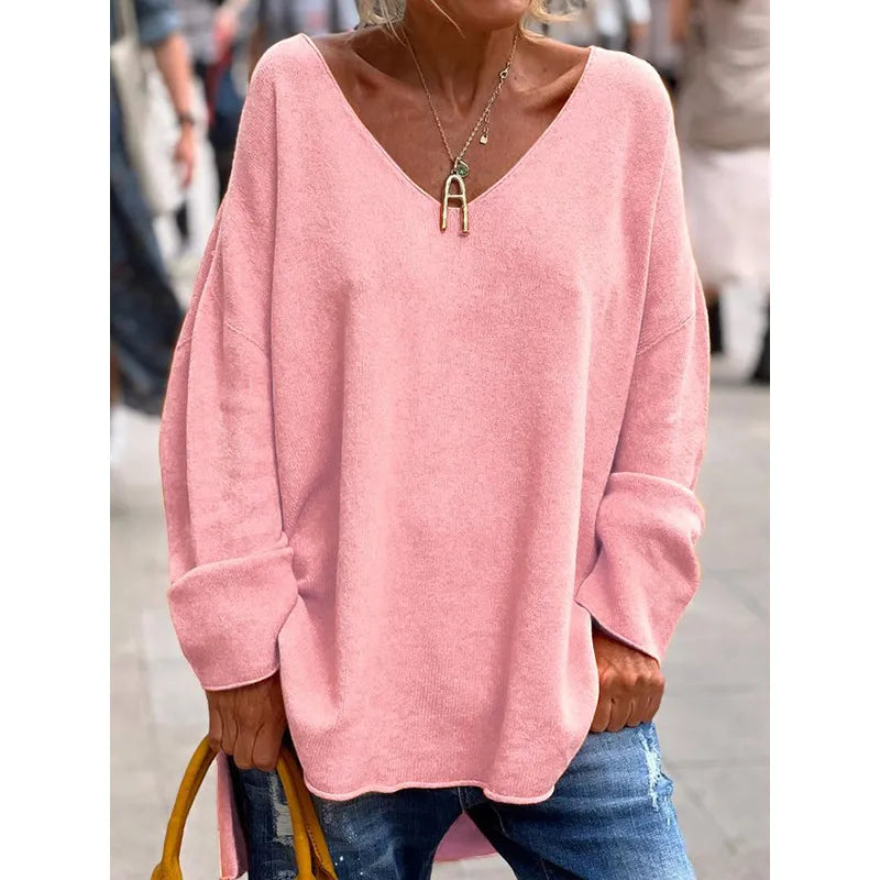 PAULE - BLOUSE AMPLE À COL EN V