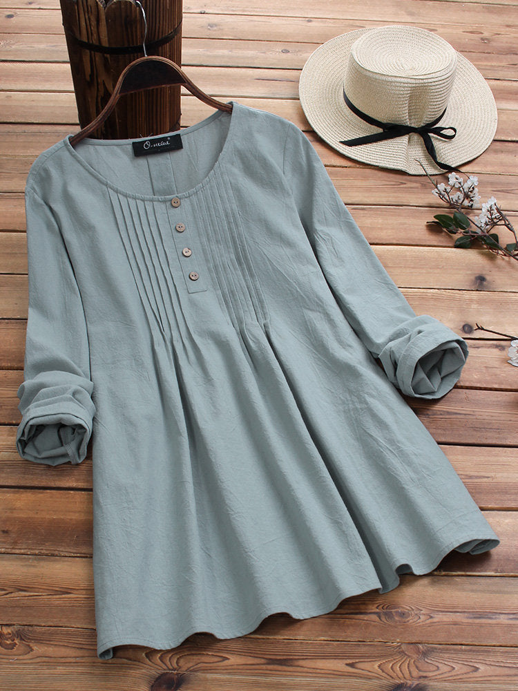 lina™ | Chemise en coton et lin