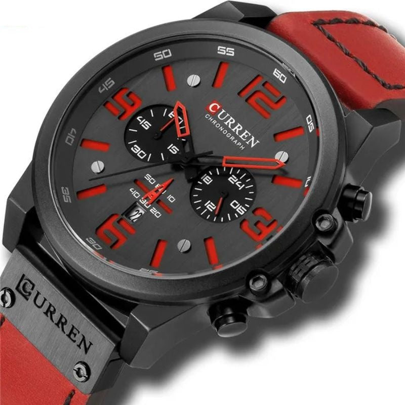 Montre à quartz décontractée et tendance.