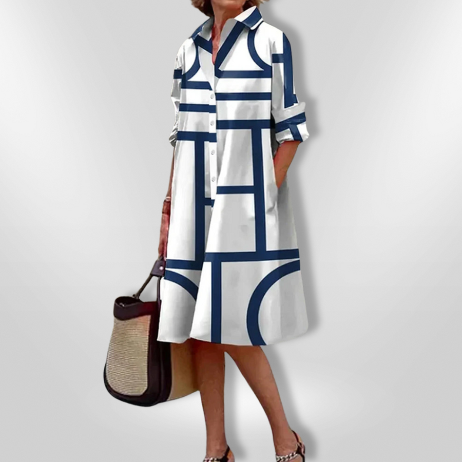 LENSÉE - ROBE MIDI AVEC POCHES DU QUOTIDIEN