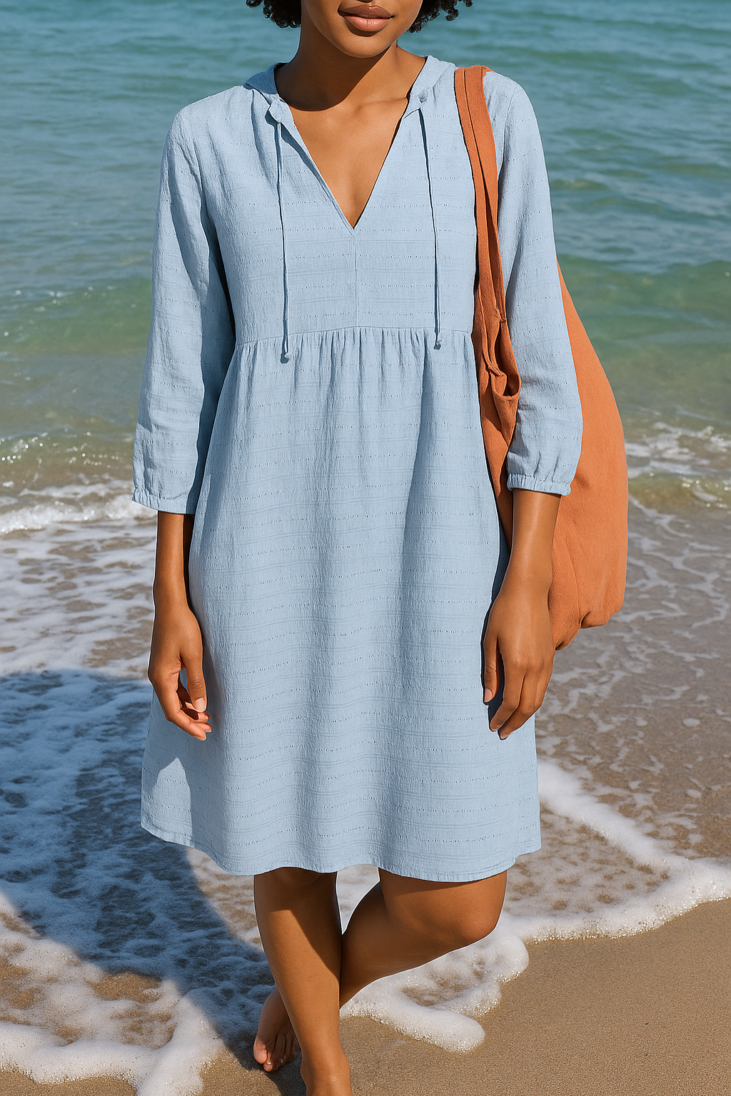 CASSIE - ROBE EN LIN CLASSIQUE