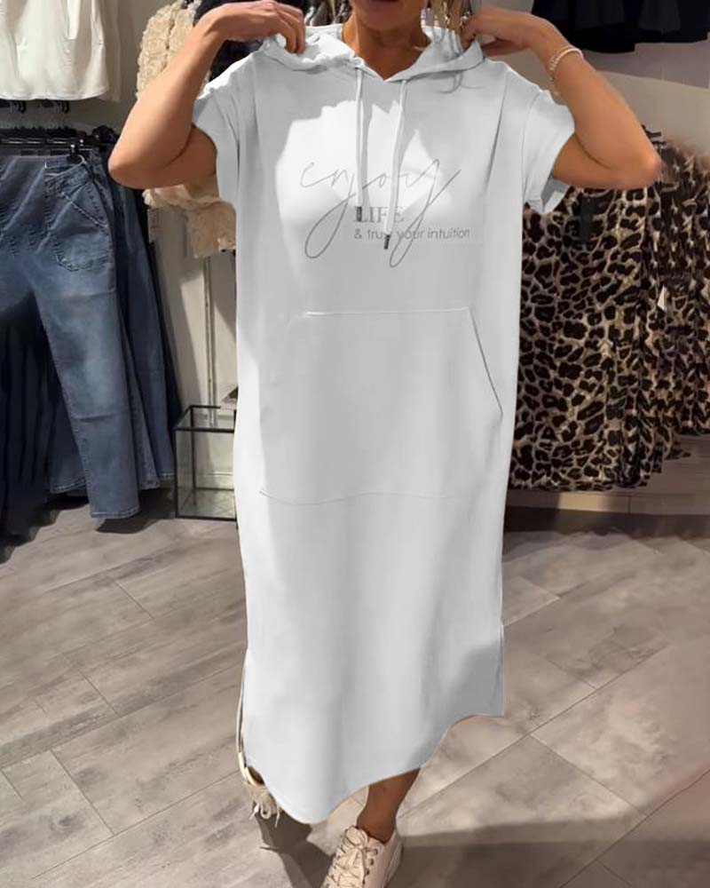 NELINE - ROBE DE SOIRÉE À CAPUCHE