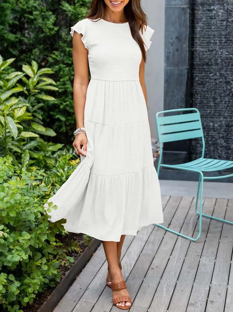 Amalia™ | Robe sophistiquée qui couvre le ventre