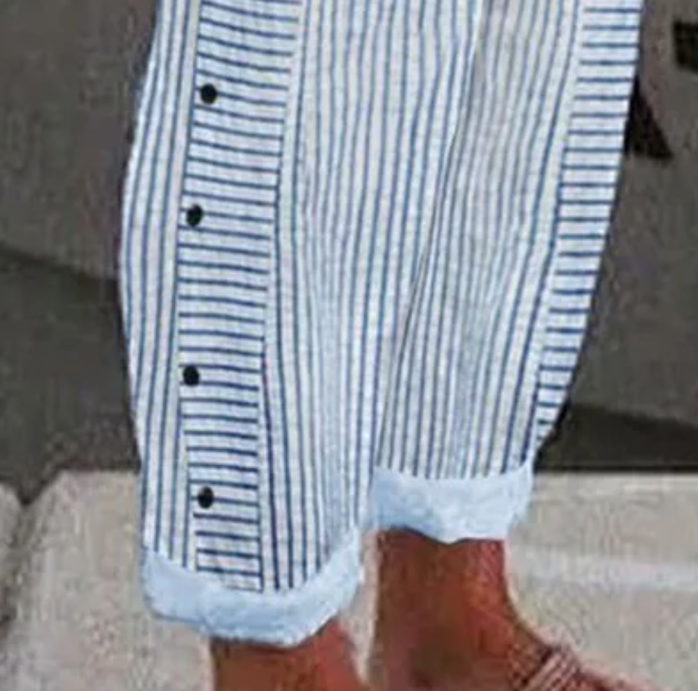 Pantalon bleu populaire à poches latérales