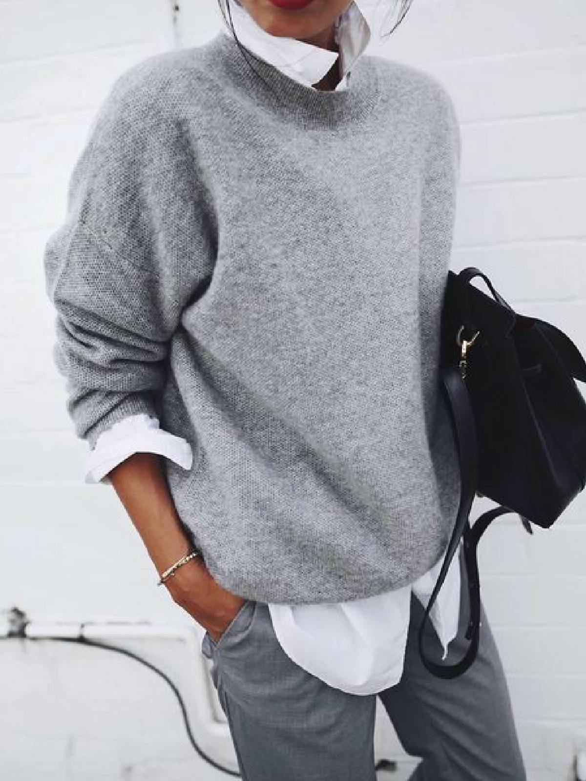 Émilie | Pull doux deux pièces