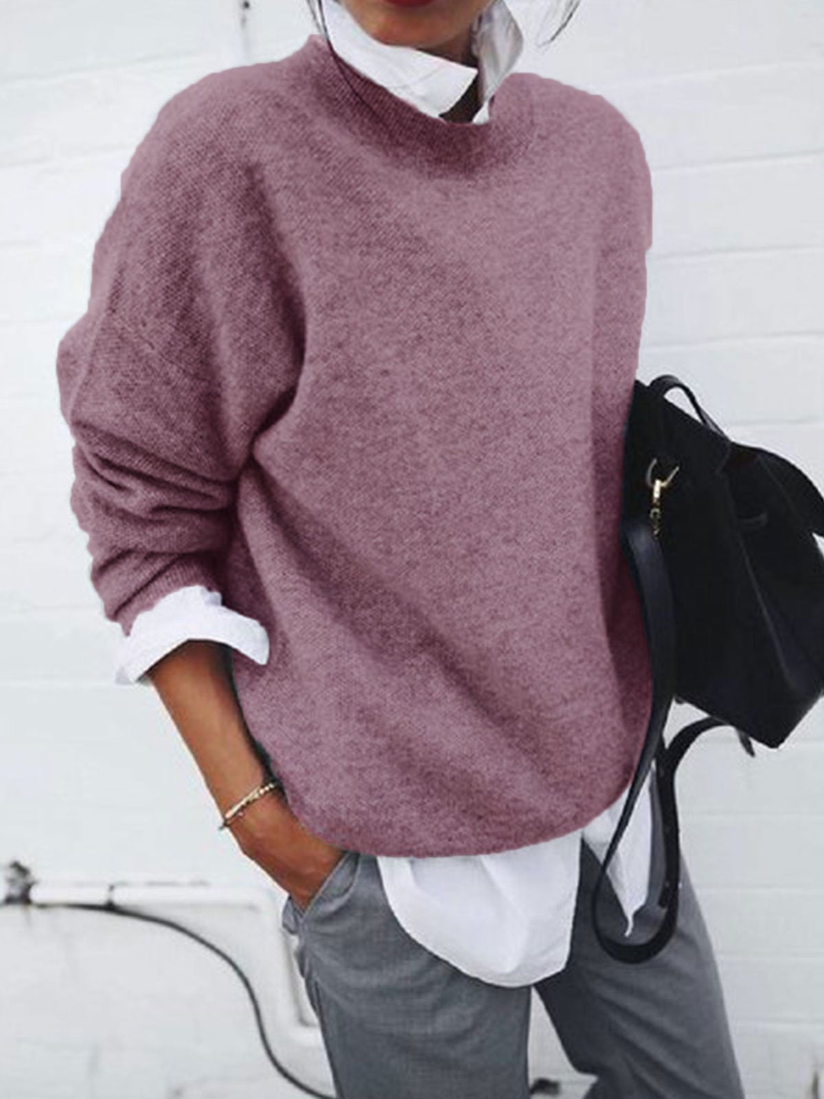 Émilie | Pull doux deux pièces