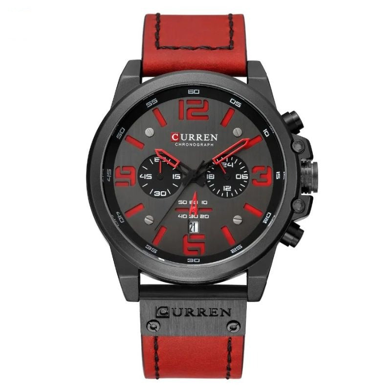 Montre à quartz décontractée et tendance.