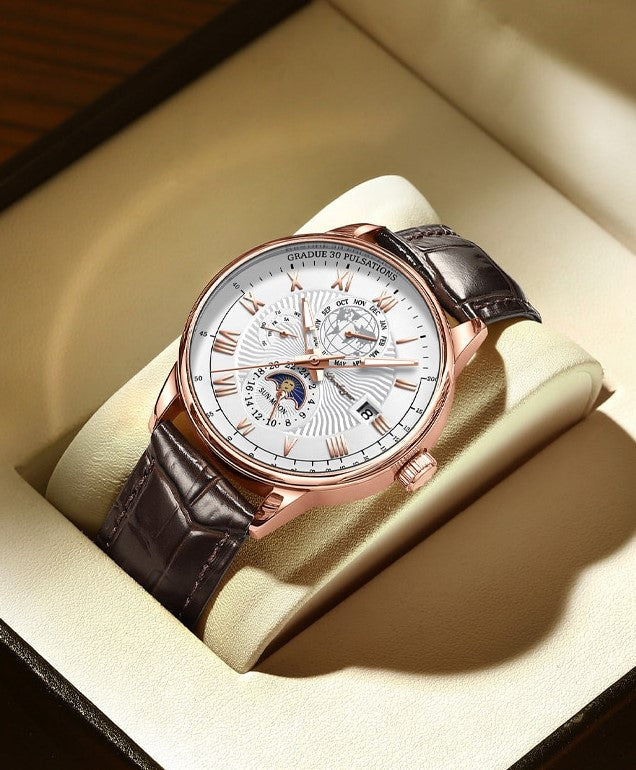 Montre à quartz légère haut de gamme tendance