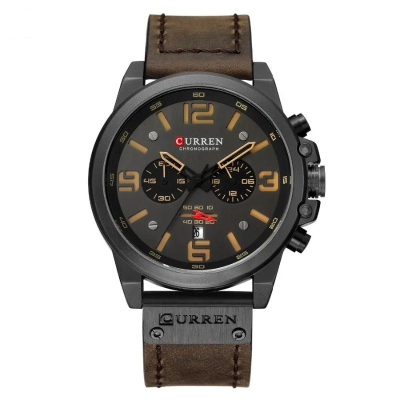 Montre à quartz décontractée et tendance.