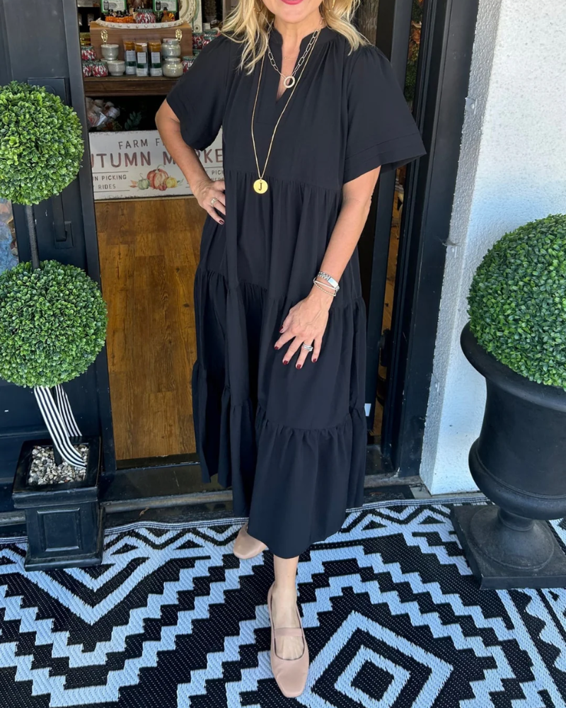 ÉTÉ - ROBE MAXI FLUIDE ÉLÉGANTE