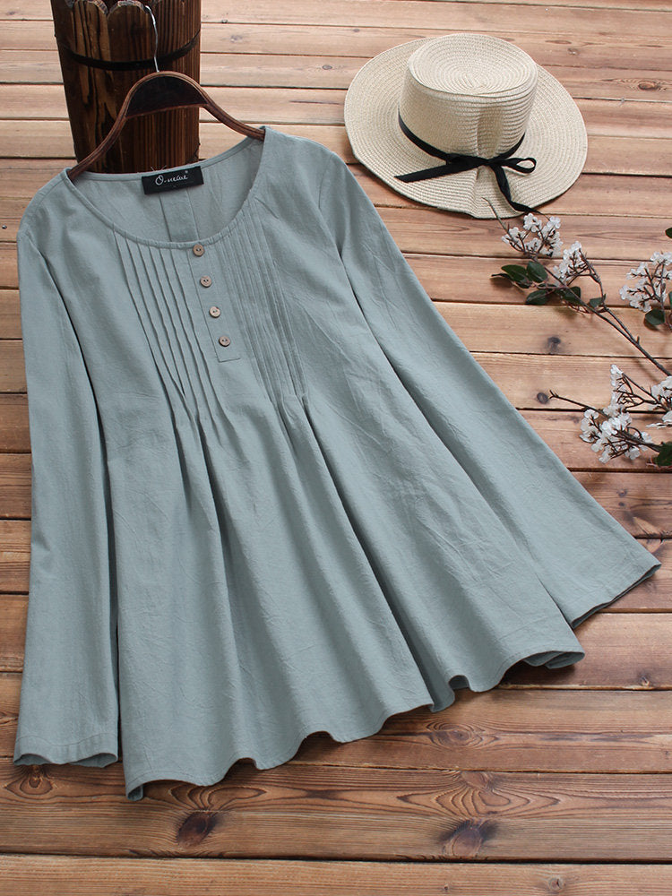 lina™ | Chemise en coton et lin