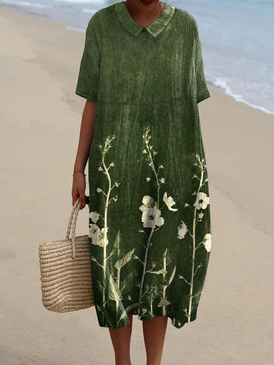 GABRIELA – ROBE DÉCONTRACTÉE À THÈME FLORAL