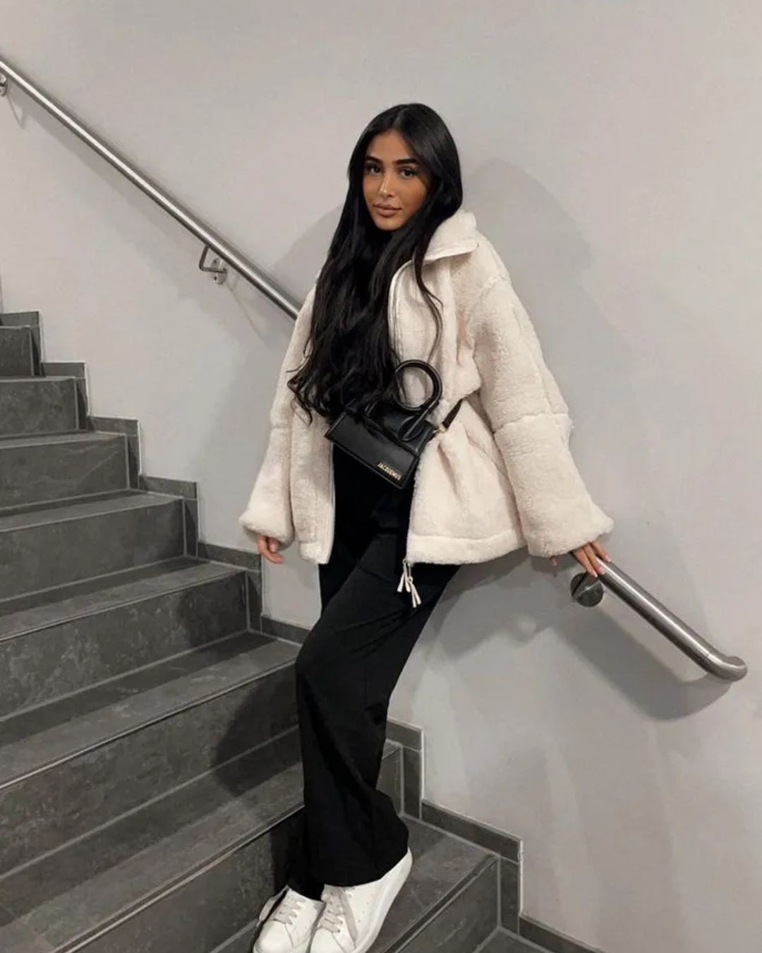 FINLEIGH – VESTE TEDDY OVERSIZE ULTRA DOUILLETTE