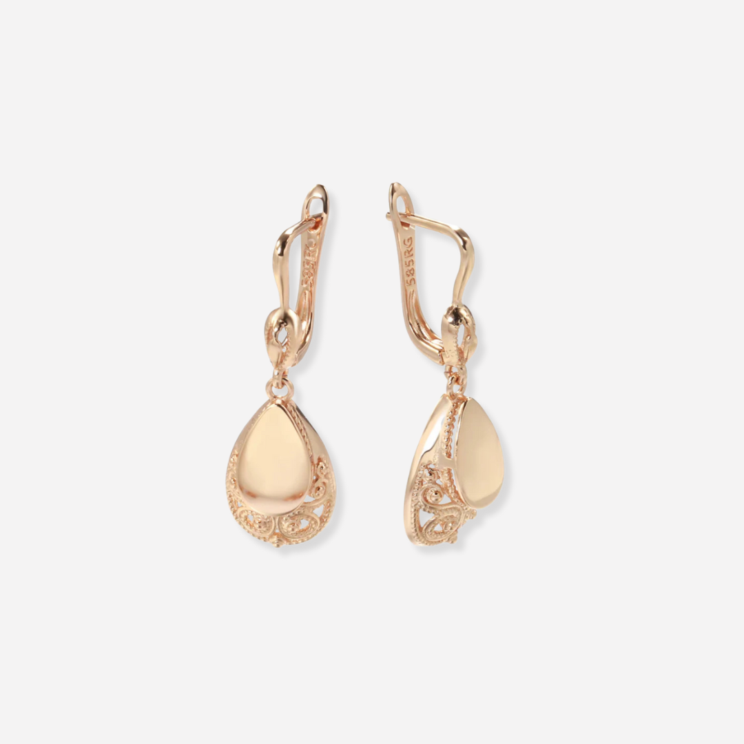 Boucles d'oreilles pendantes Merle