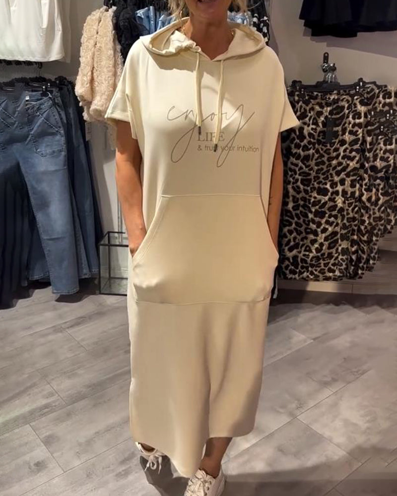 NELINE - ROBE DE SOIRÉE À CAPUCHE
