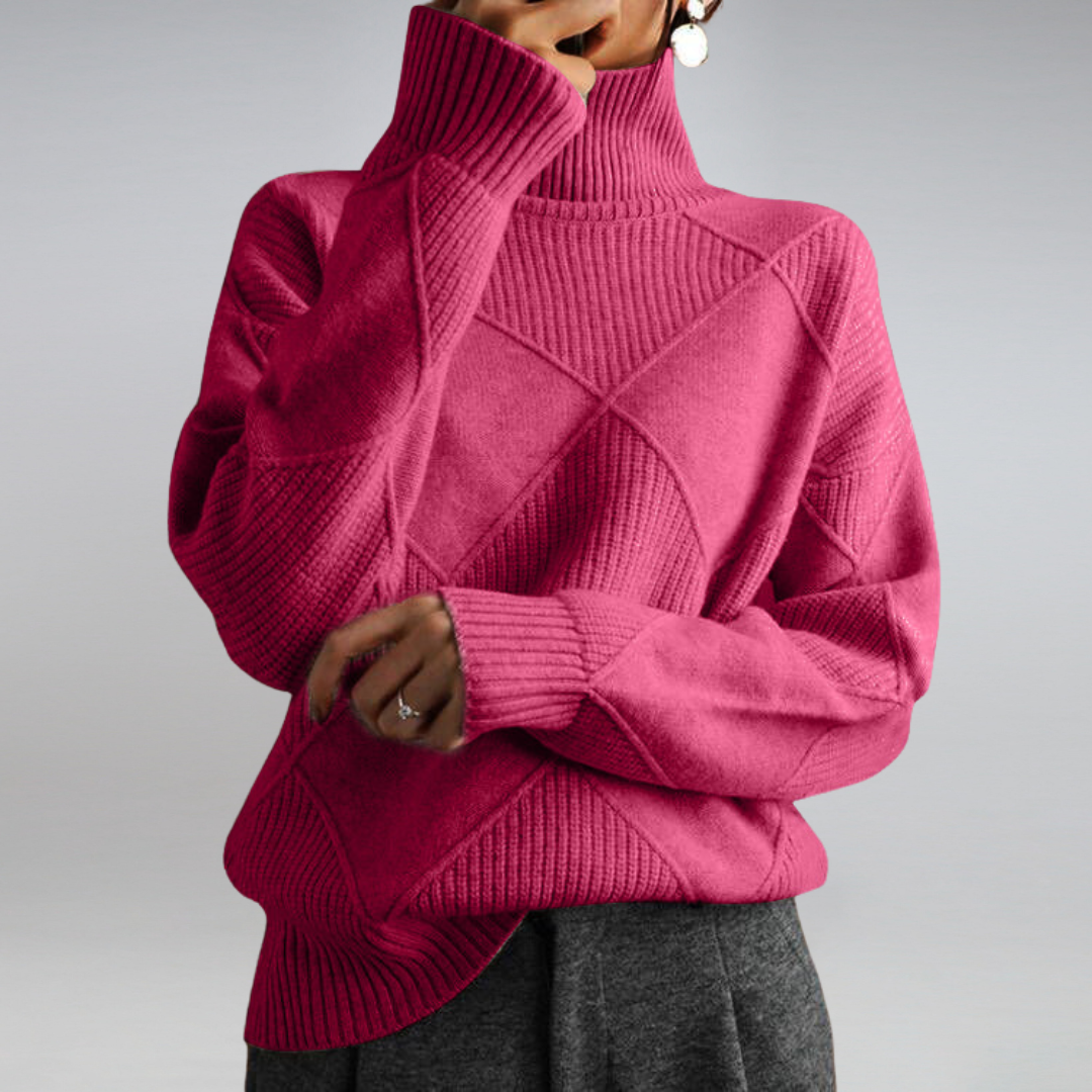 Adélie | PULL COL ROULÉ CHIC