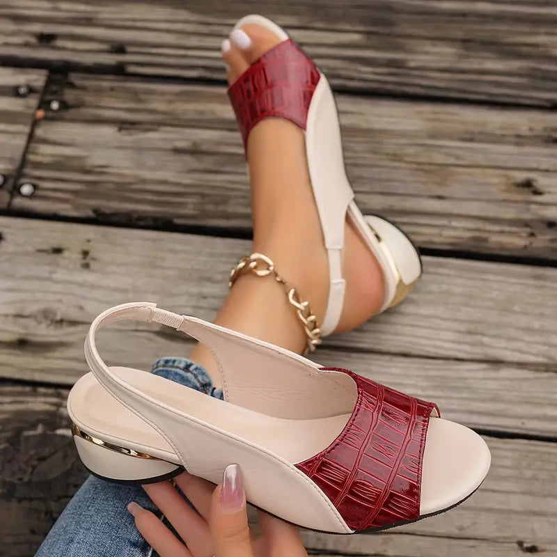 Sylvie / Sandales en Cuir
