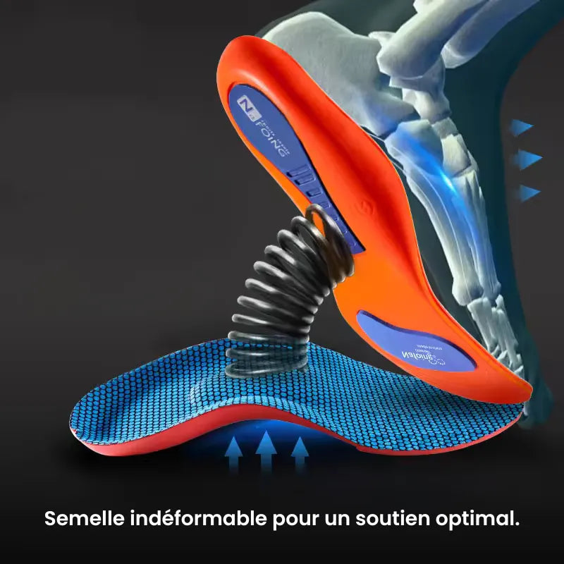 Semelles orthopédiques de soutien