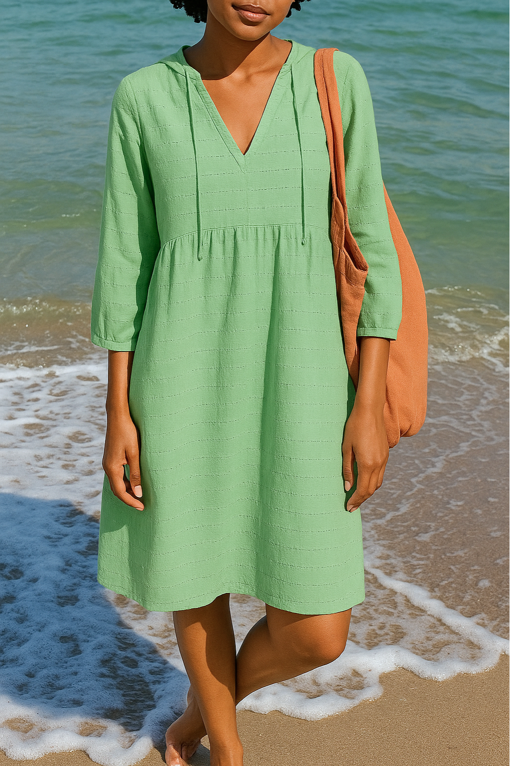 CASSIE - ROBE EN LIN CLASSIQUE