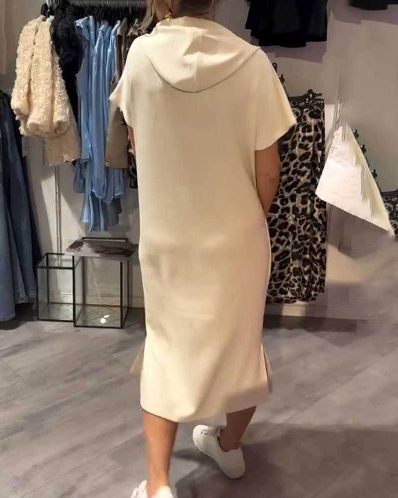 NELINE - ROBE DE SOIRÉE À CAPUCHE
