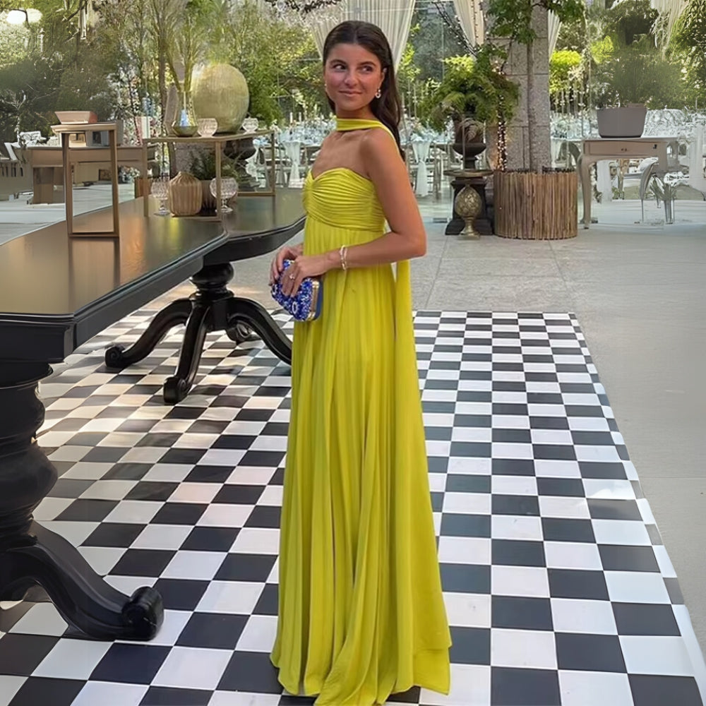 MOÏRA - TENUE MAXI PLISSÉE FORMELLE