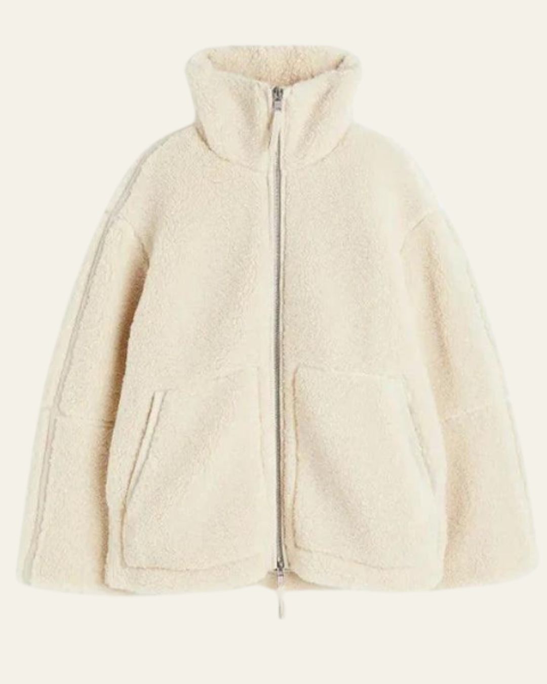 FINLEIGH – VESTE TEDDY OVERSIZE ULTRA DOUILLETTE
