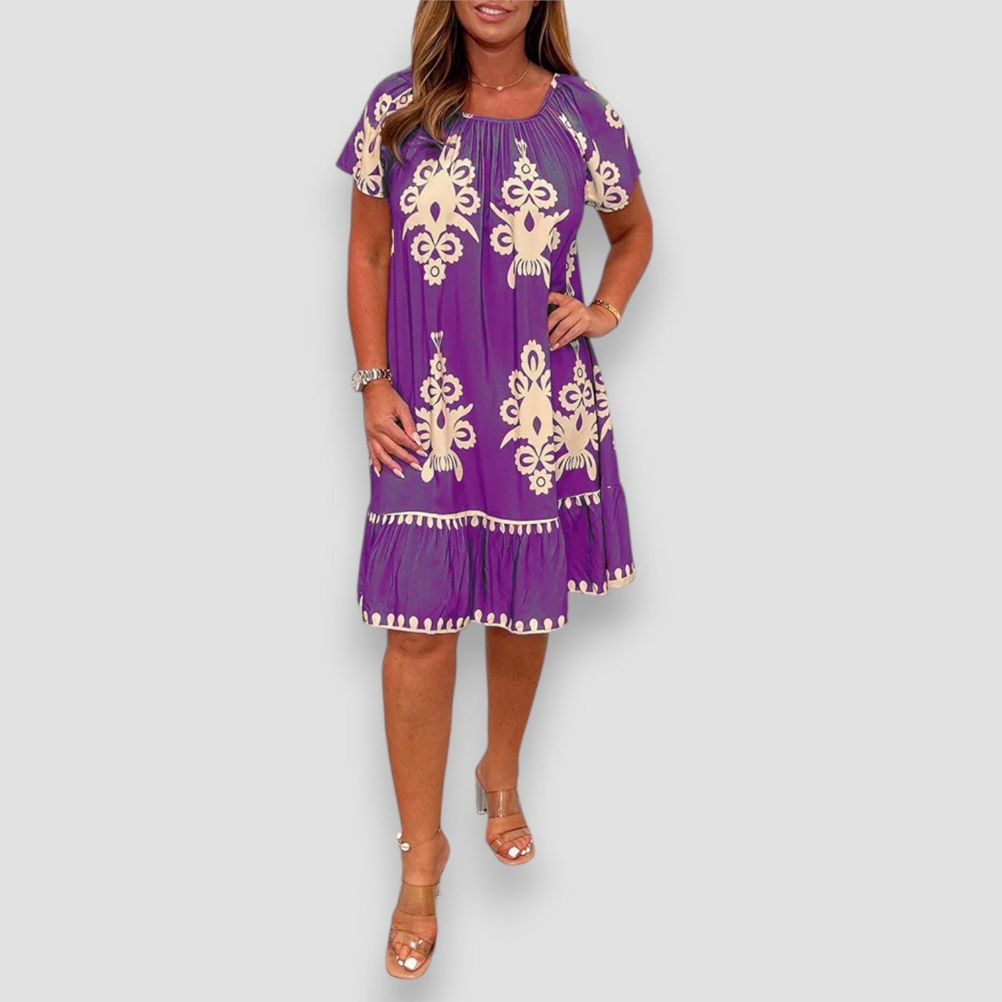 Alida | Robe Géométrique