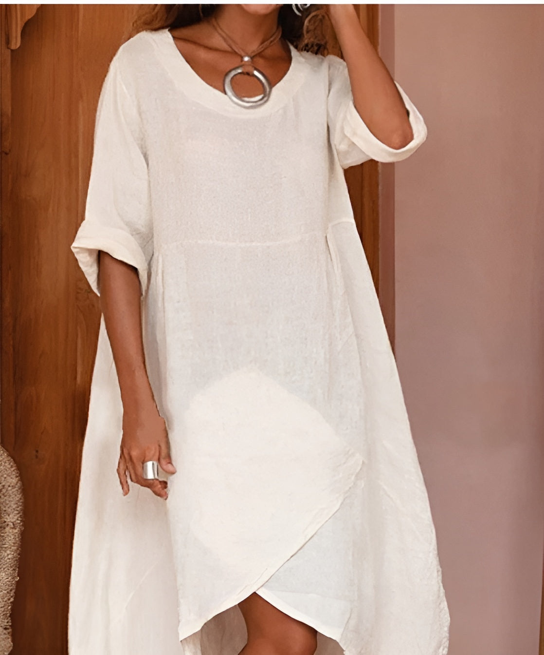 Aiva™ | Robe d'automne Rétro et Cosy