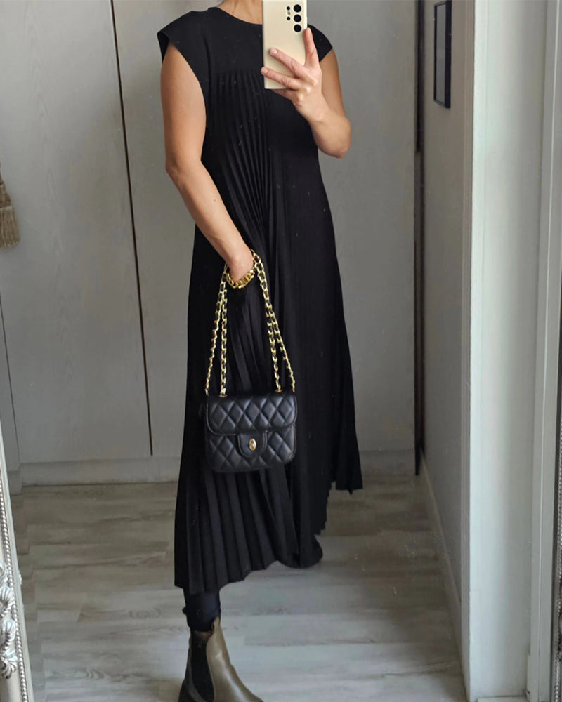 Robe plissée sans manches Amada™