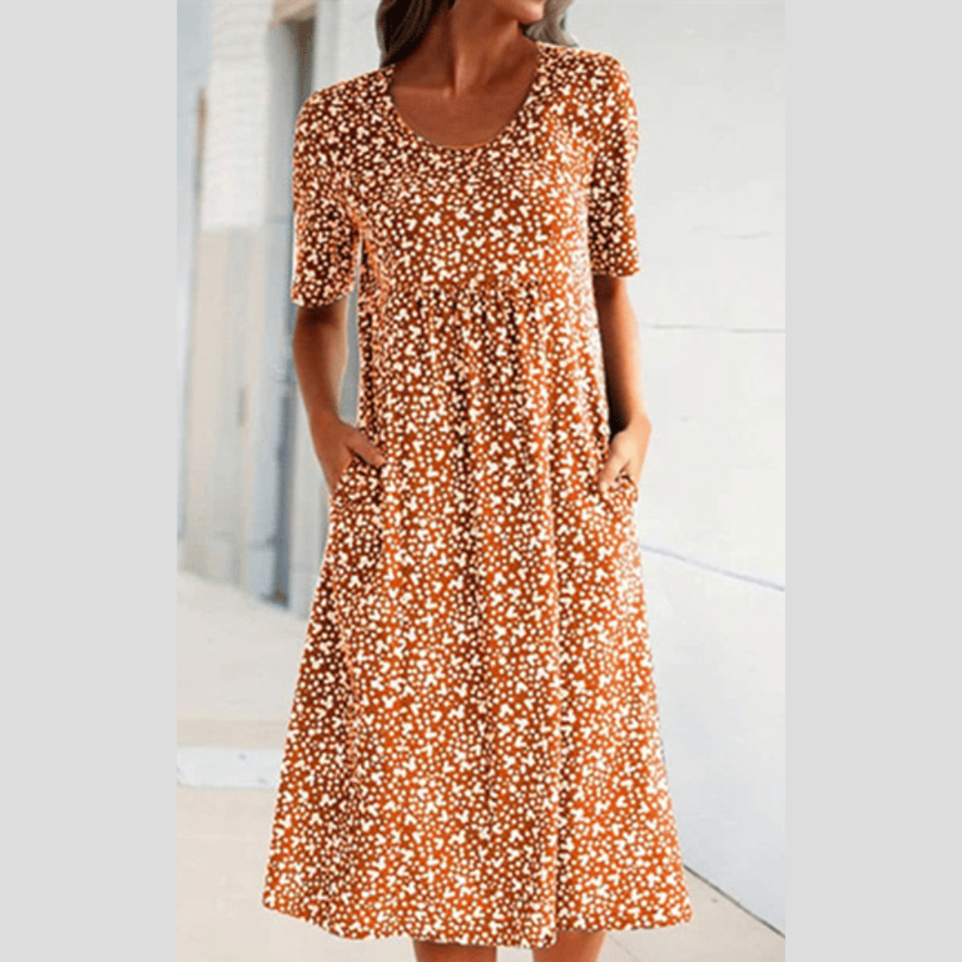 LEVILYNN - ROBE MIDI CHIC À FLEURS