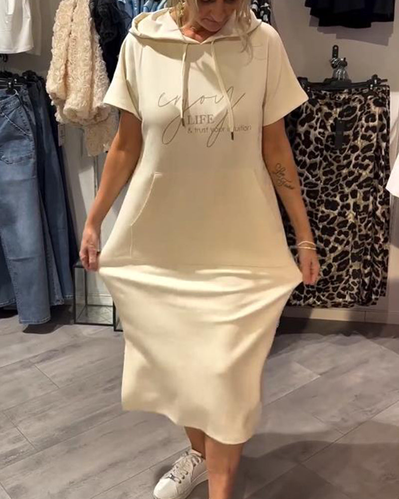 NELINE - ROBE DE SOIRÉE À CAPUCHE