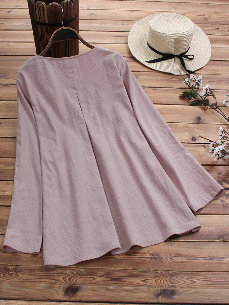 lina™ | Chemise en coton et lin