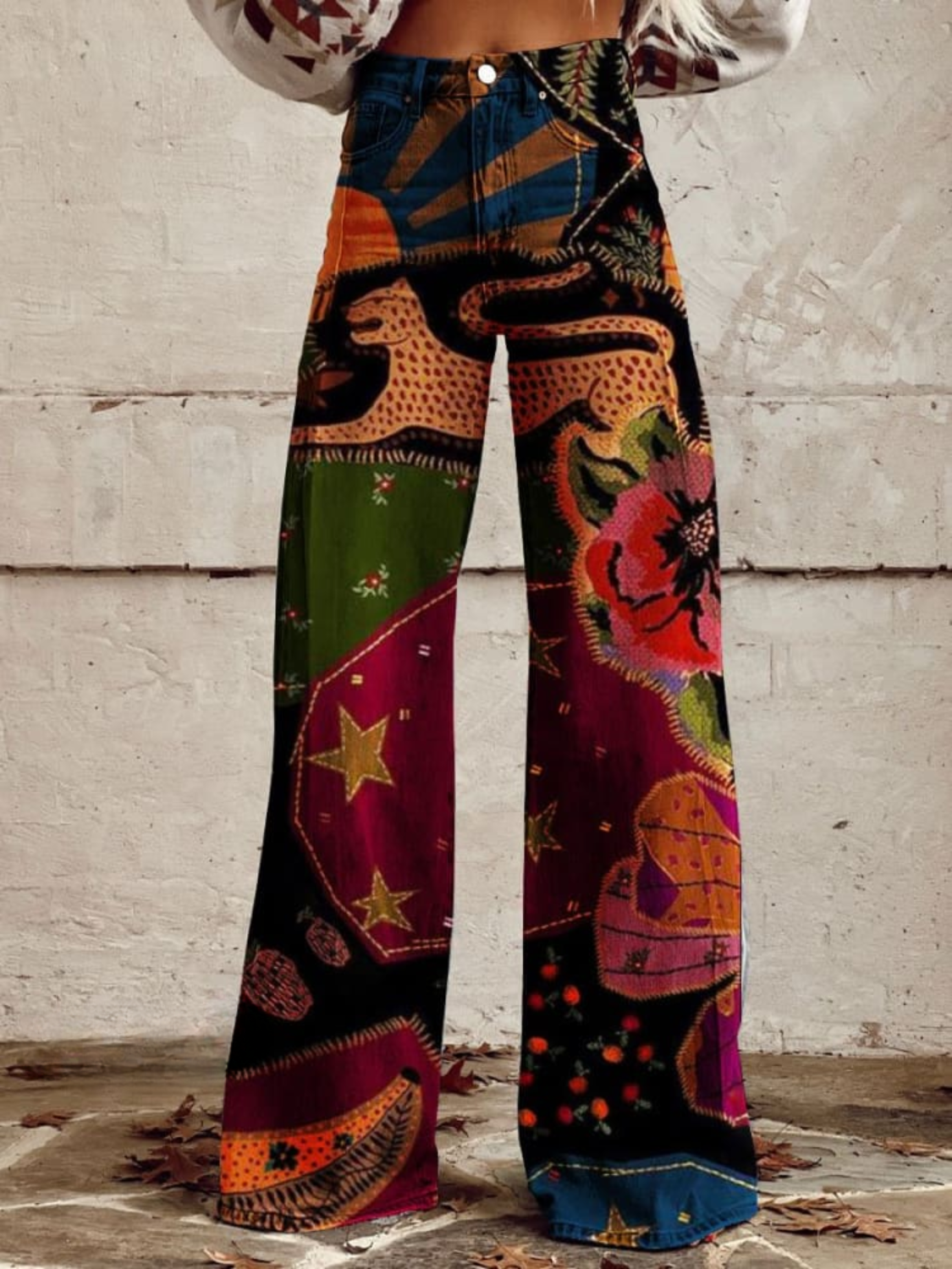 Sienne | Pantalon évasé vintage