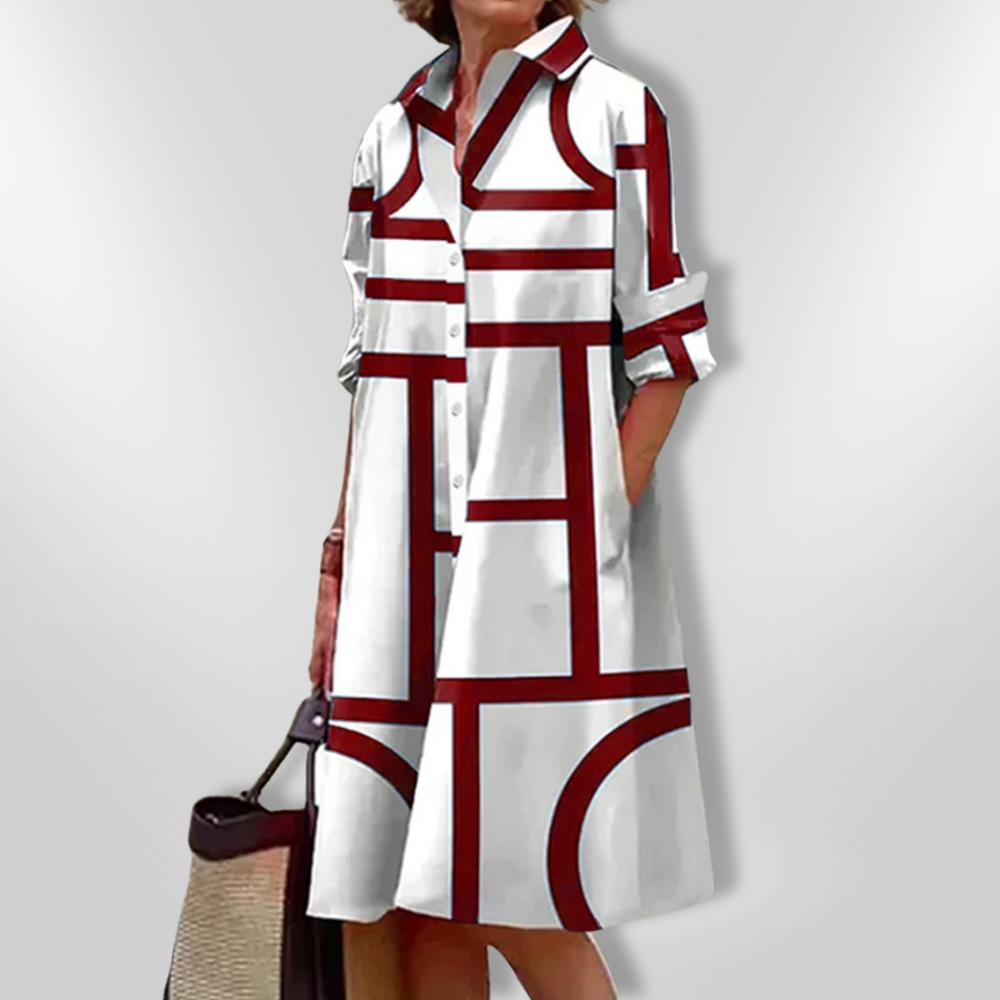 LENSÉE - ROBE MIDI AVEC POCHES DU QUOTIDIEN
