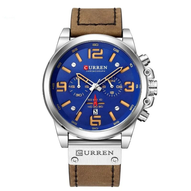 Montre à quartz décontractée et tendance.