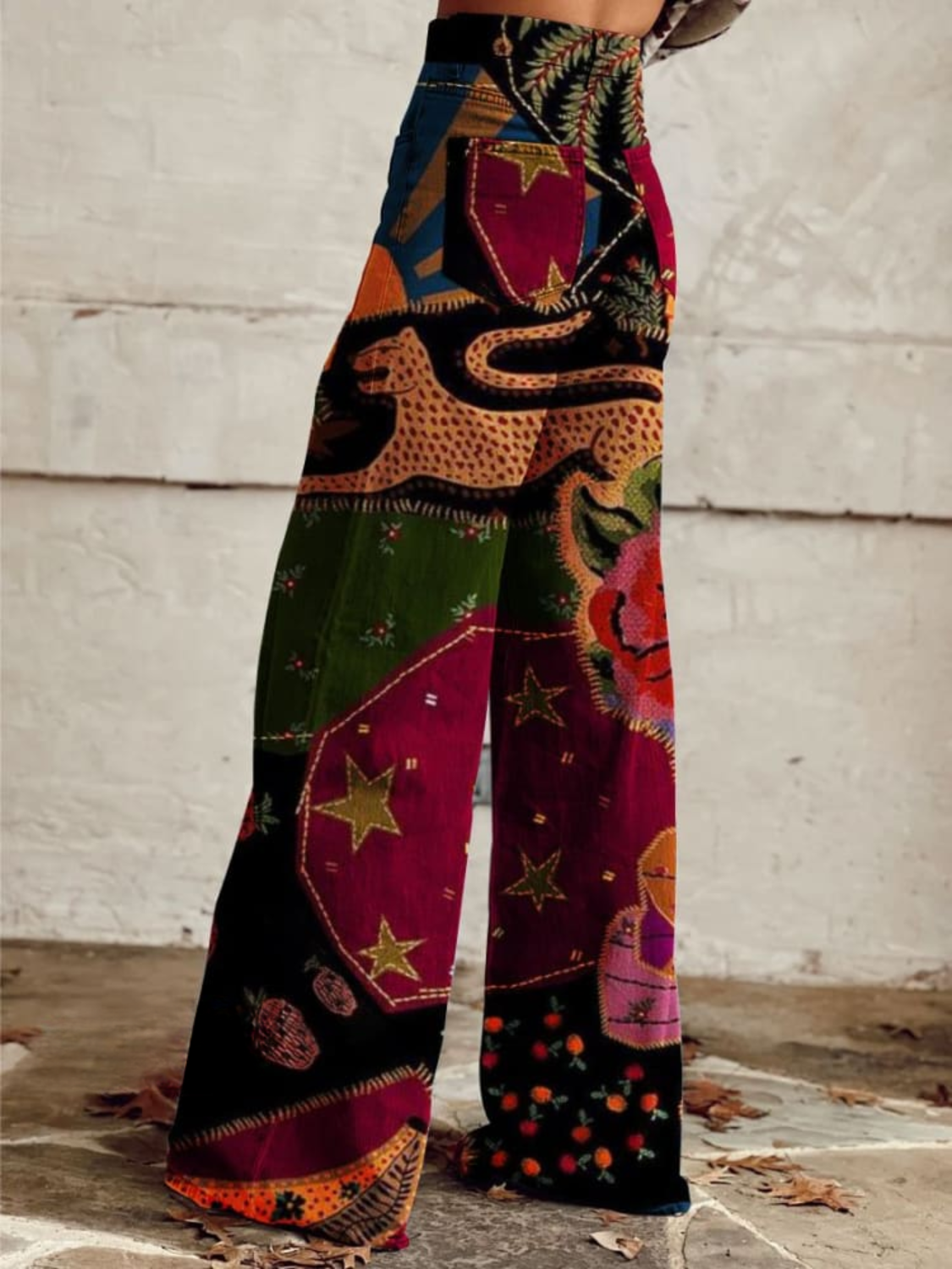 Sienne | Pantalon évasé vintage