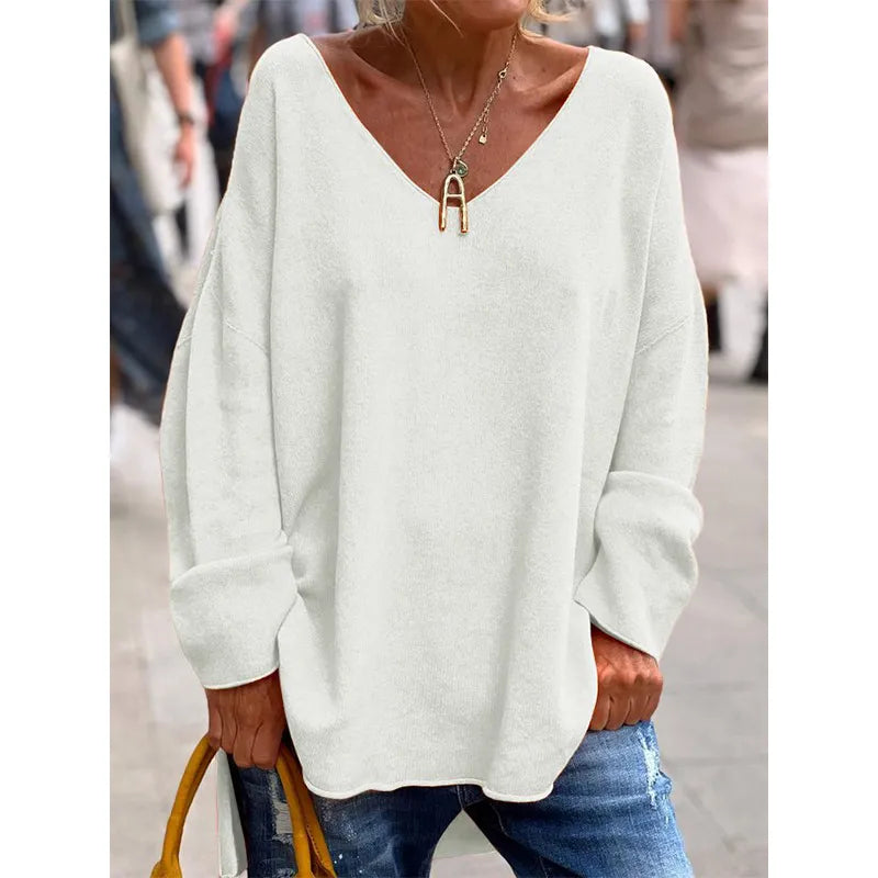 PAULE - BLOUSE AMPLE À COL EN V
