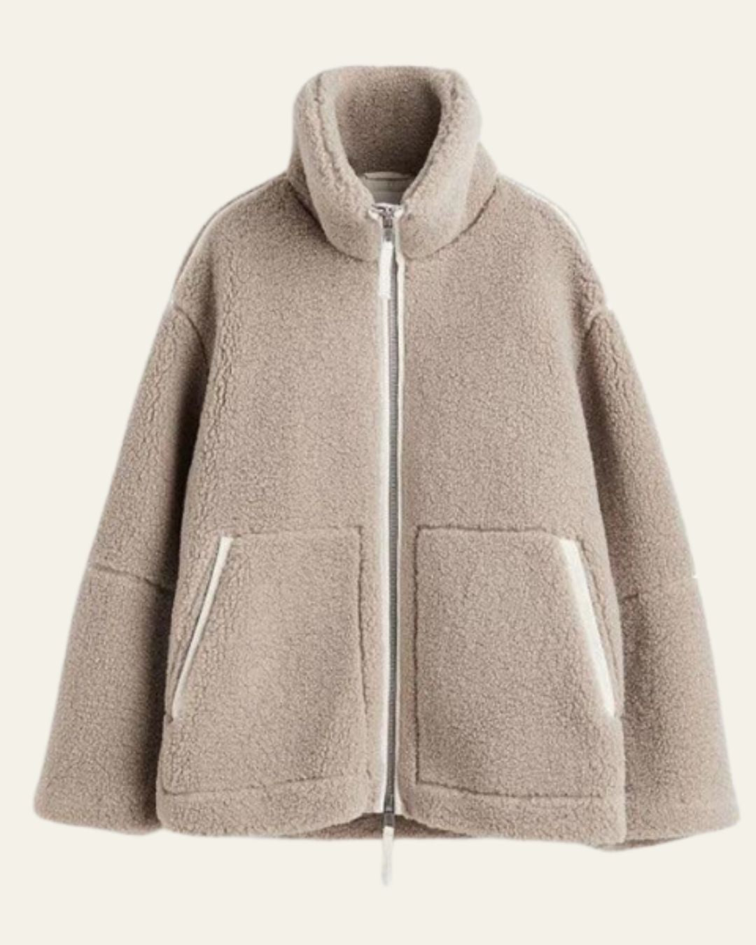 FINLEIGH – VESTE TEDDY OVERSIZE ULTRA DOUILLETTE