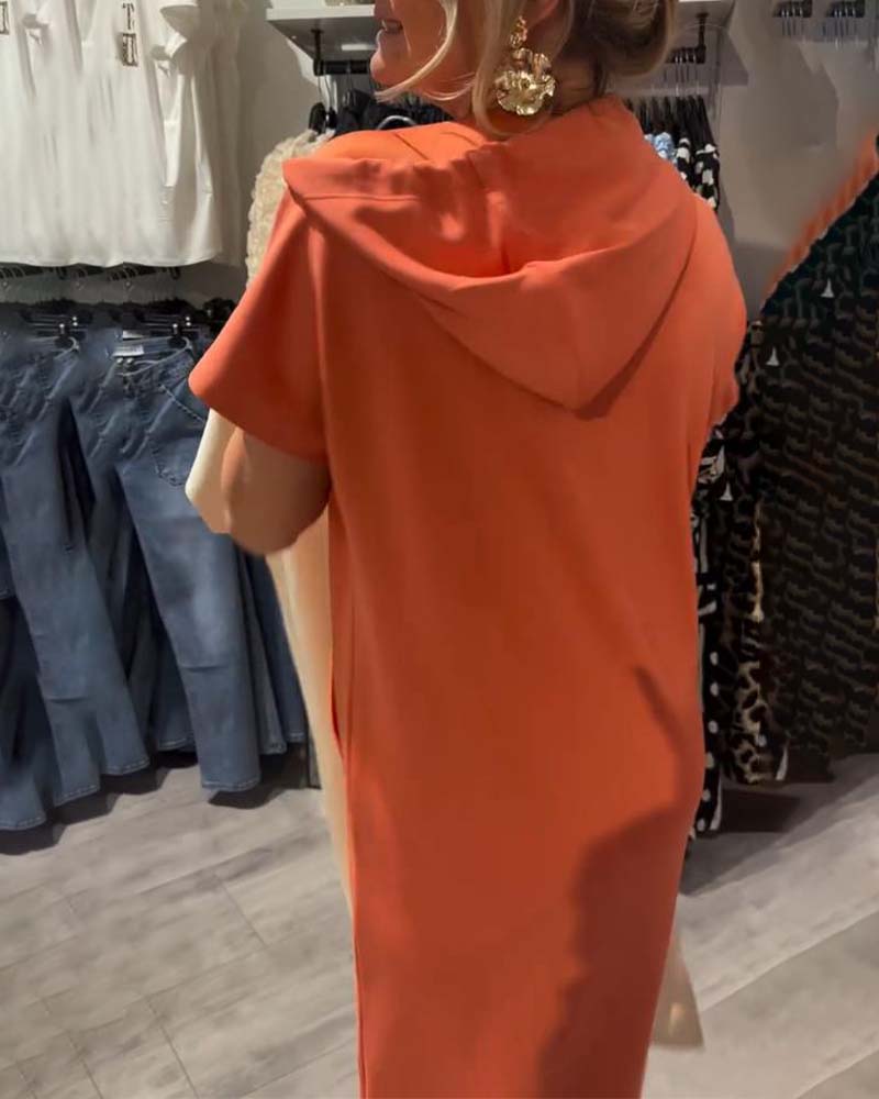 NELINE - ROBE DE SOIRÉE À CAPUCHE