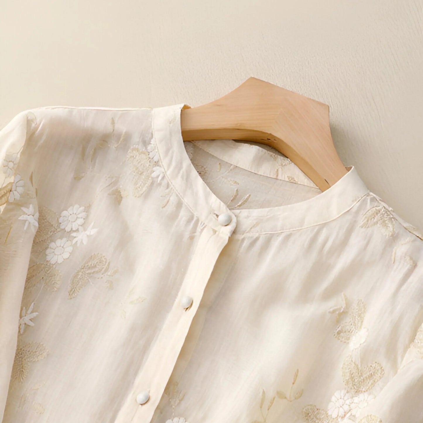 SKYLA - BLOUSE EN COTON BRODÉ