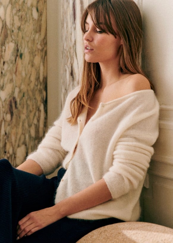 BRISLEY – CARDIGAN EN MAILLE CHALEUREUSE HÉRITAGE